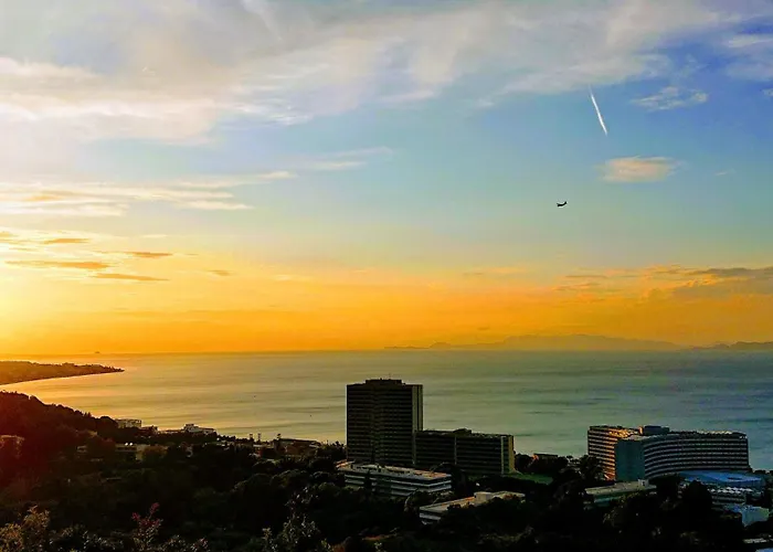 Rhodes Skyline With Out Door Jacuzzi Sea View A1 * إكْسِيا