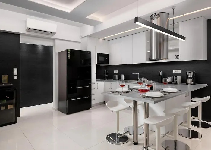 Apartman Rhodes Skyline With Out Door Jacuzzi Sea View A1