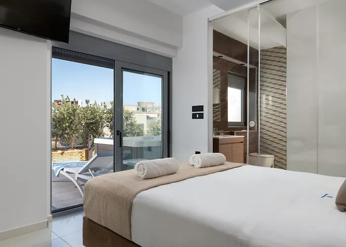 Rhodes Skyline With Out Door Jacuzzi Sea View A1 * Ixiá