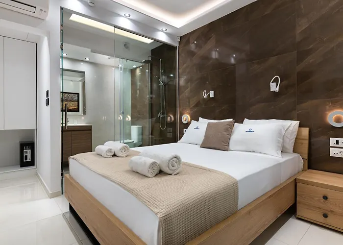 Rhodes Skyline With Out Door Jacuzzi Sea View A1 إكْسِيا